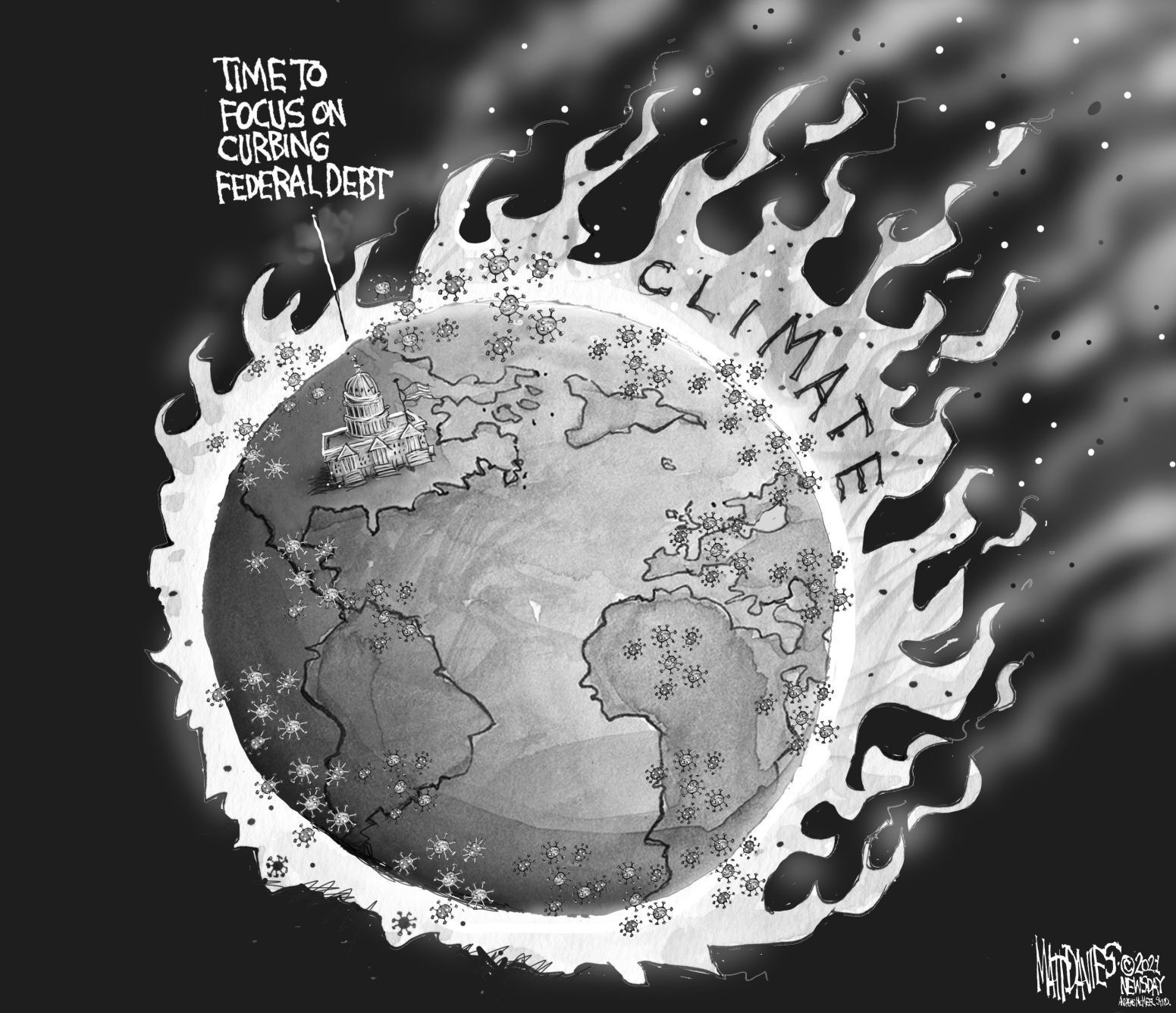 Editorial Cartoon: Federal debt